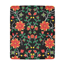 Load image into Gallery viewer, Floral Beadwork Six Bands Ultra-Soft Micro Fleece Blanket 50&quot;x60&quot; blanket e-joyer 
