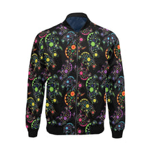 Load image into Gallery viewer, Floral Bear All Over Print Bomber Jacket for Men (Model H19) All Over Print Bomber Jacket for Men (H19) e-joyer 
