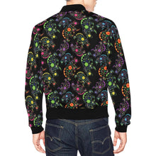 Load image into Gallery viewer, Floral Bear All Over Print Bomber Jacket for Men (Model H19) All Over Print Bomber Jacket for Men (H19) e-joyer 
