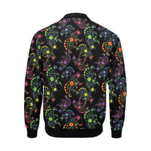 Load image into Gallery viewer, Floral Bear All Over Print Bomber Jacket for Men (Model H19) All Over Print Bomber Jacket for Men (H19) e-joyer 
