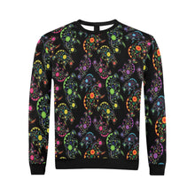 Load image into Gallery viewer, Floral Bear All Over Print Crewneck Sweatshirt for Men (Model H18) shirt e-joyer 
