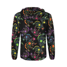 Load image into Gallery viewer, Floral Bear All Over Print Full Zip Hoodie for Men (Model H14) All Over Print Full Zip Hoodie for Men (H14) e-joyer 
