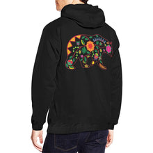 Load image into Gallery viewer, Floral Bear All Over Print Hoodie for Men (USA Size) (Model H13) All Over Print Hoodie for Men (H13) e-joyer 
