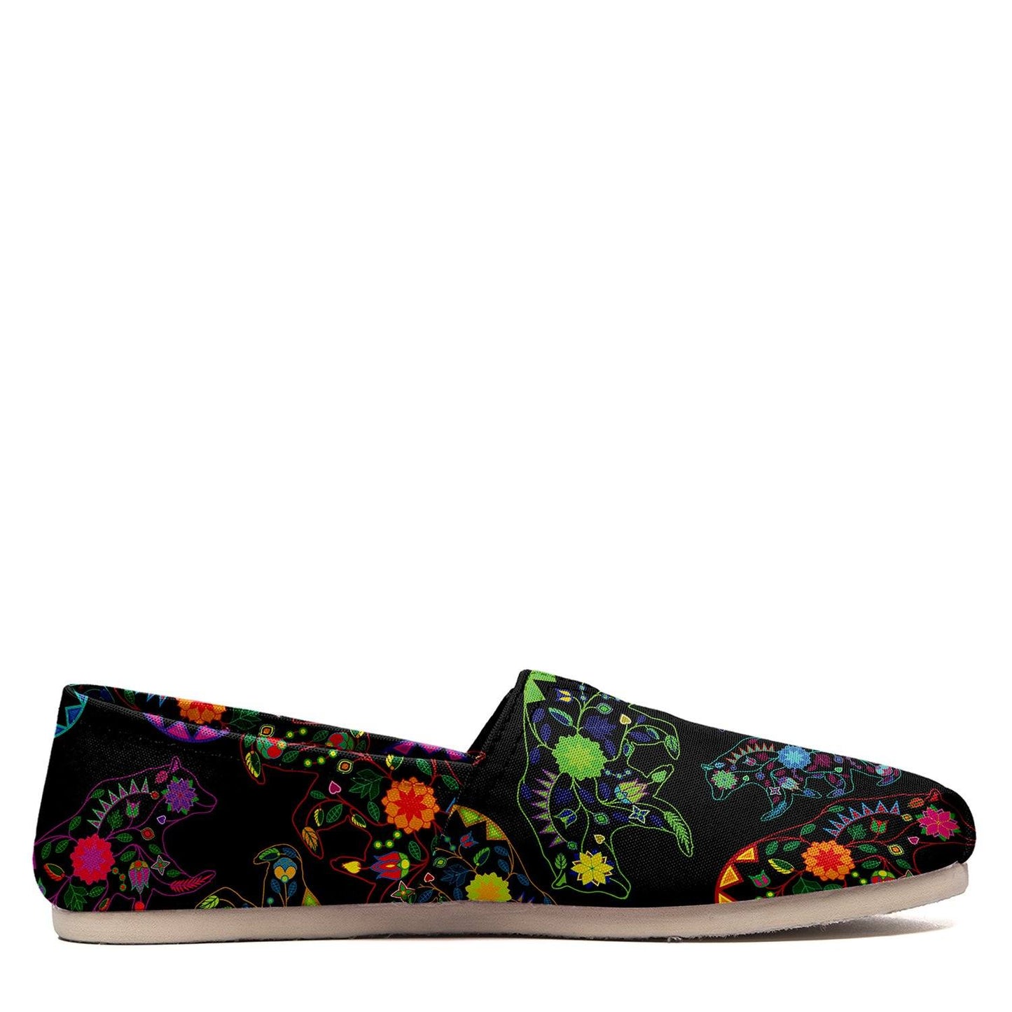 Floral Bear Casual Unisex Slip On Shoe Herman 