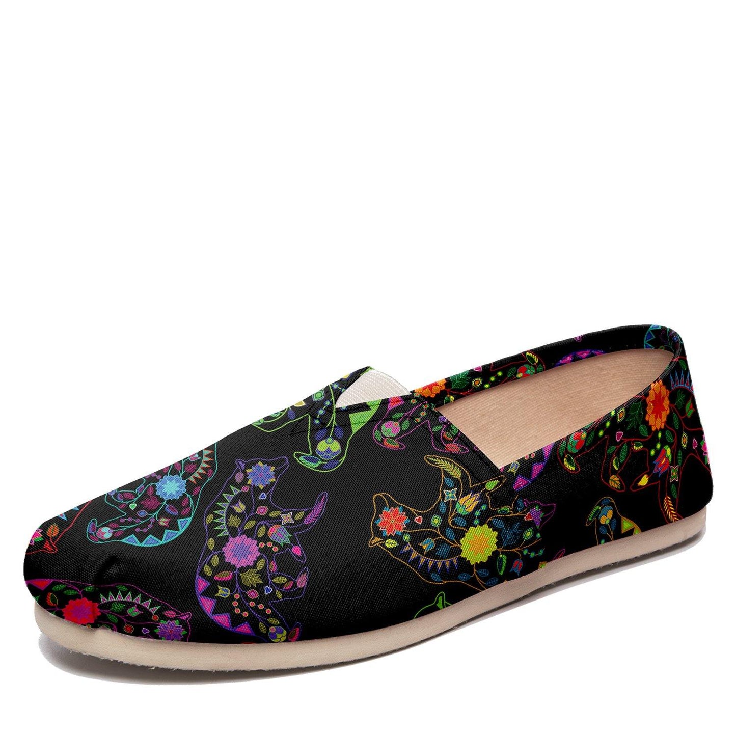 Floral Bear Casual Unisex Slip On Shoe Herman 