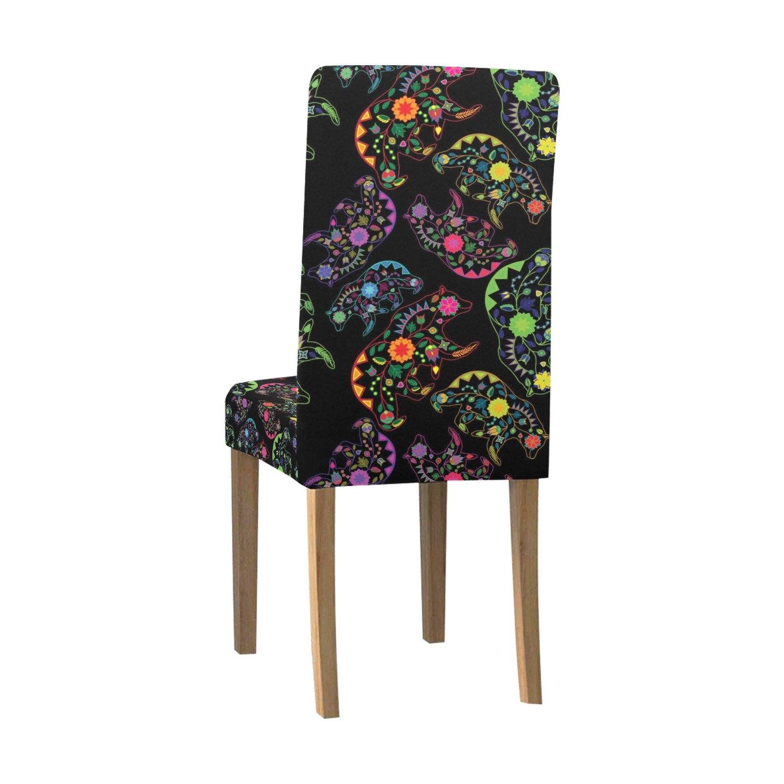 Floral Bear Chair Cover (Pack of 4) Chair Cover (Pack of 4) e-joyer 