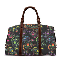 Load image into Gallery viewer, Floral Bear Classic Travel Bag (Model 1643) Remake Classic Travel Bags (1643) e-joyer 
