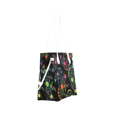 Load image into Gallery viewer, Floral Bear Clover Canvas Tote Bag (Model 1661) Clover Canvas Tote Bag (1661) e-joyer 
