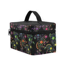 Load image into Gallery viewer, Floral Bear Cosmetic Bag/Large (Model 1658) Cosmetic Bag e-joyer 
