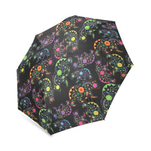 Load image into Gallery viewer, Floral Bear Foldable Umbrella (Model U01) Foldable Umbrella e-joyer 
