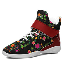 Load image into Gallery viewer, Floral Bear Ipottaa Basketball / Sport High Top Shoes - White Sole 49 Dzine US Men 7 / EUR 40 White Sole with Dark Red Strap 
