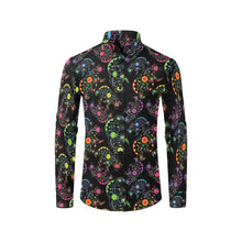 Load image into Gallery viewer, Floral Bear Men&#39;s All Over Print Casual Dress Shirt (Model T61) Men&#39;s Dress Shirt (T61) e-joyer 
