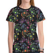 Load image into Gallery viewer, Floral Bear New All Over Print T-shirt for Women (Model T45) tshirt e-joyer 
