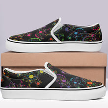 Load image into Gallery viewer, Floral Bear Otoyimm Canvas Slip On Shoes otoyimm Herman 
