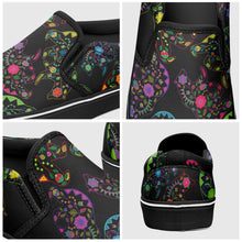 Load image into Gallery viewer, Floral Bear Otoyimm Canvas Slip On Shoes otoyimm Herman 
