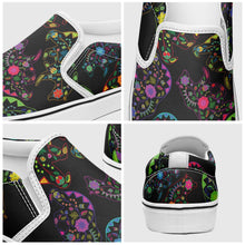 Load image into Gallery viewer, Floral Bear Otoyimm Canvas Slip On Shoes otoyimm Herman 
