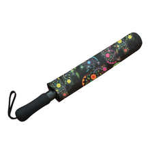 Load image into Gallery viewer, Floral Bear Semi-Automatic Foldable Umbrella (Model U05) Semi-Automatic Foldable Umbrella e-joyer 
