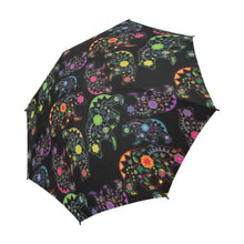 Load image into Gallery viewer, Floral Bear Semi-Automatic Foldable Umbrella (Model U05) Semi-Automatic Foldable Umbrella e-joyer 
