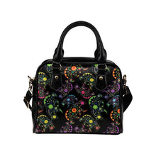 Load image into Gallery viewer, Floral Bear Shoulder Handbag (Model 1634) Shoulder Handbags (1634) e-joyer 
