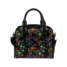 Load image into Gallery viewer, Floral Bear Shoulder Handbag (Model 1634) Shoulder Handbags (1634) e-joyer 
