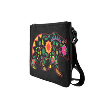 Load image into Gallery viewer, Floral Bear Slim Clutch Bag (Model 1668) Slim Clutch Bags (1668) e-joyer 
