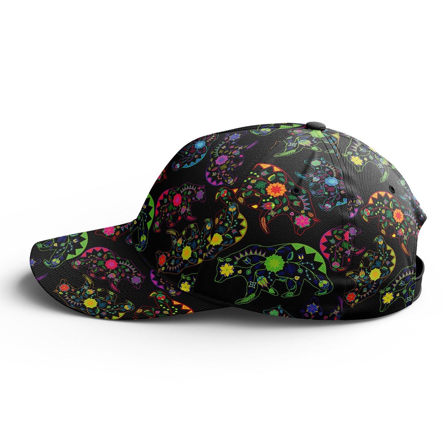 Floral Bear Snapback Hat hat Herman 