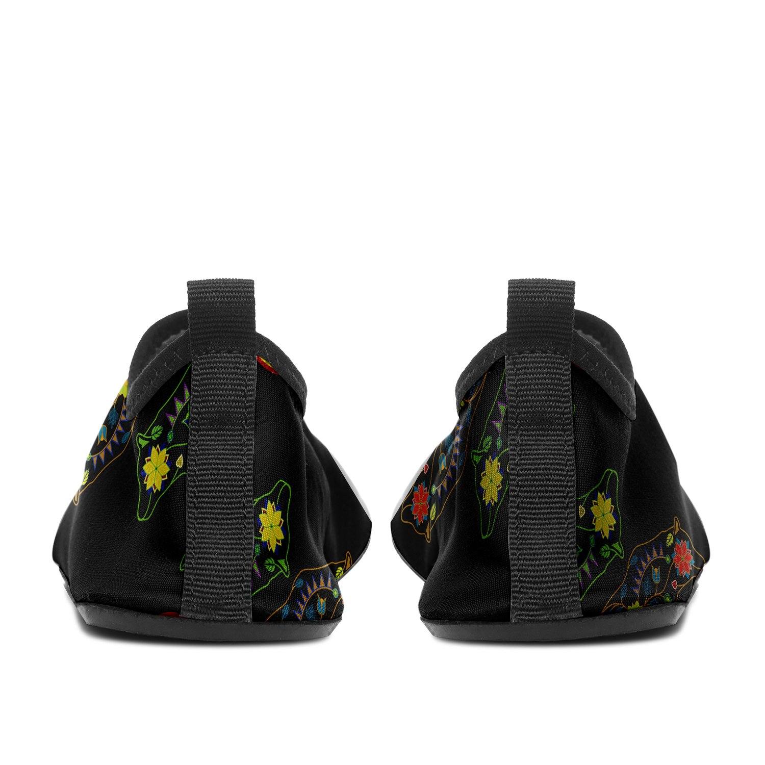 Floral Bear Sockamoccs Kid's Slip On Shoes Herman 