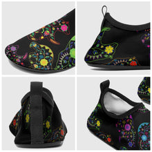 Load image into Gallery viewer, Floral Bear Sockamoccs Kid&#39;s Slip On Shoes Herman 
