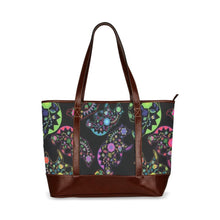 Load image into Gallery viewer, Floral Bear Tote Handbag (Model 1642) handbag e-joyer 
