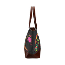 Load image into Gallery viewer, Floral Bear Tote Handbag (Model 1642) Tote Handbags (1642) e-joyer 
