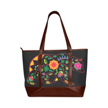 Load image into Gallery viewer, Floral Bear Tote Handbag (Model 1642) Tote Handbags (1642) e-joyer 
