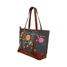 Load image into Gallery viewer, Floral Bear Tote Handbag (Model 1642) Tote Handbags (1642) e-joyer 
