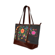 Load image into Gallery viewer, Floral Bear Tote Handbag (Model 1642) Tote Handbags (1642) e-joyer 
