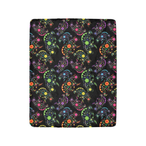 Floral Bear Ultra-Soft Micro Fleece Blanket 40