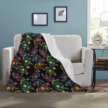 Load image into Gallery viewer, Floral Bear Ultra-Soft Micro Fleece Blanket 40&quot;x50&quot; Ultra-Soft Blanket 40&#39;&#39;x50&#39;&#39; e-joyer 
