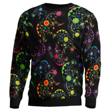 Load image into Gallery viewer, Floral Bear Unisex Crewneck Long Sleeve Top 49 Dzine 
