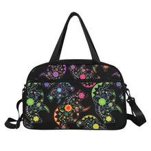 Load image into Gallery viewer, Floral Bear Weekend Travel Bag (Model 1671) bag e-joyer 
