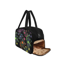 Load image into Gallery viewer, Floral Bear Weekend Travel Bag (Model 1671) bag e-joyer 
