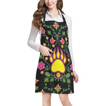 Load image into Gallery viewer, Floral Bearpaw All Over Print Apron All Over Print Apron e-joyer 
