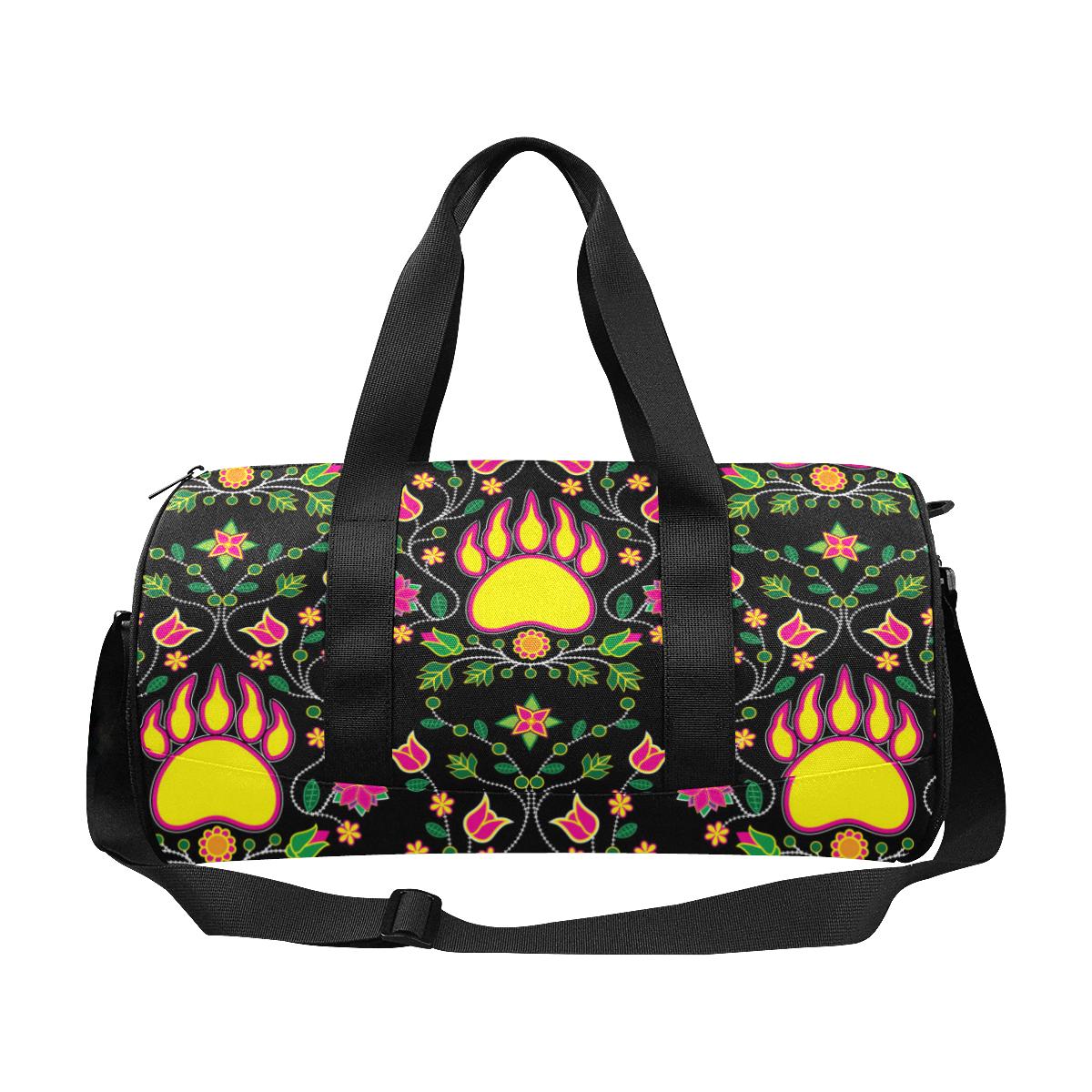Floral Bearpaw Duffle Bag (Model 1679) Duffle Bag (1679) e-joyer 