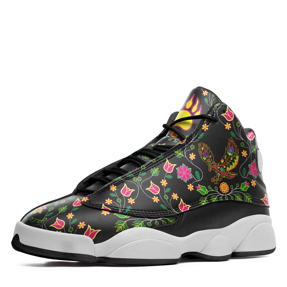 Floral Bearpaw Eagle Isstsokini – Unisex Sneakers by 49 Dzine