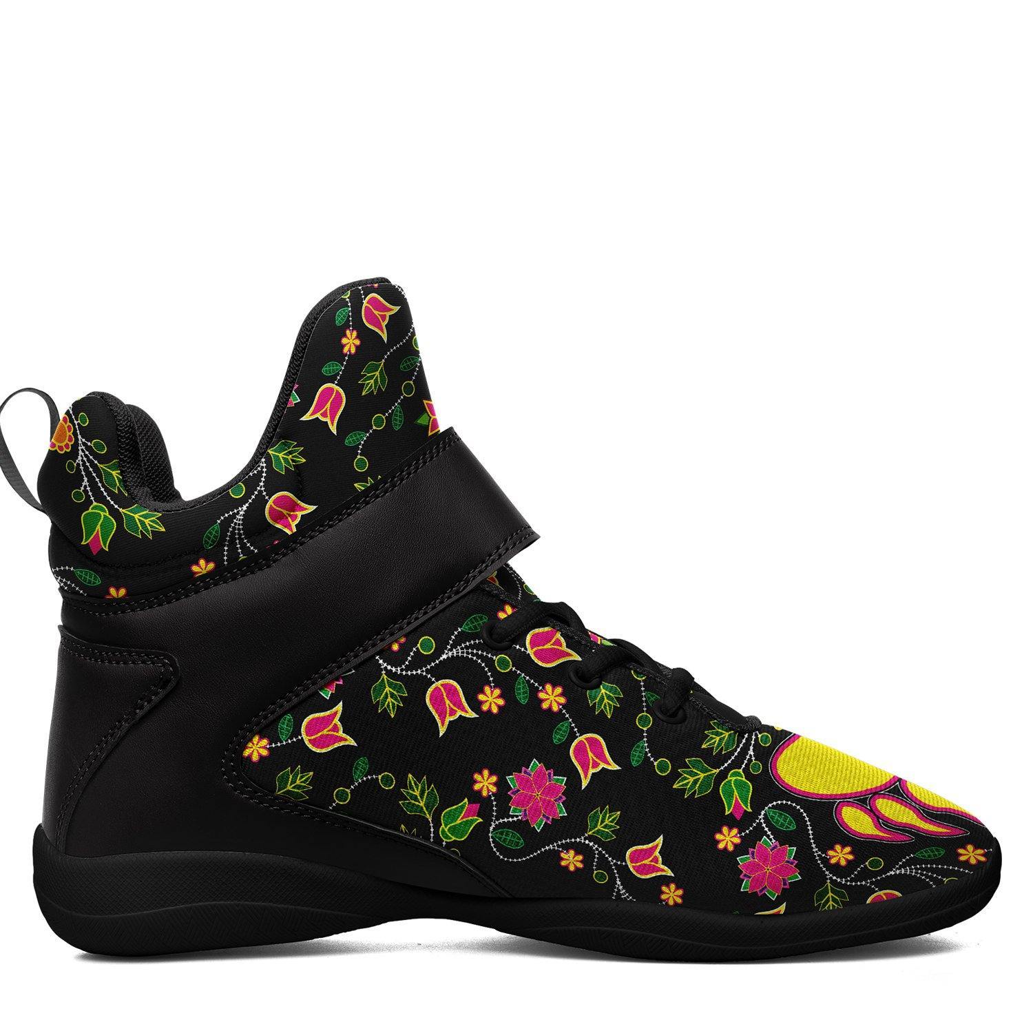 Floral Bearpaw Ipottaa Basketball / Sport High Top Shoes - Black Sole 49 Dzine 