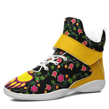 Load image into Gallery viewer, Floral Bearpaw Ipottaa Basketball / Sport High Top Shoes - White Sole 49 Dzine US Women 8.5 / US Men 7 / EUR 40 White Sole with Yellow Strap 
