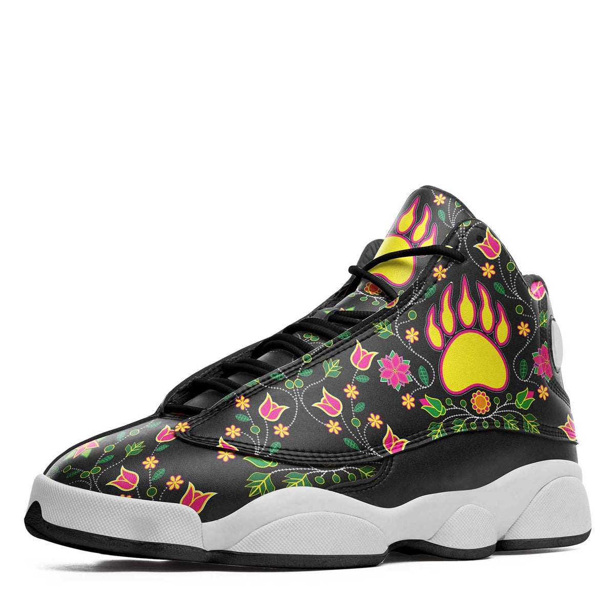 Floral Bearpaw Isstsokini – Unisex Sneakers by 49 Dzine