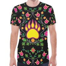 Load image into Gallery viewer, Floral Bearpaw New All Over Print T-shirt for Men (Model T45) New All Over Print T-shirt for Men (T45) e-joyer 
