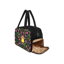 Load image into Gallery viewer, Floral Bearpaw Pink and Yellow Fitness Handbag (Model 1671) bag e-joyer 
