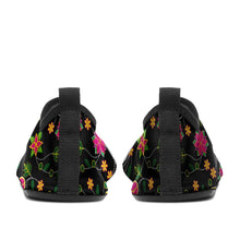 Load image into Gallery viewer, Floral Bearpaw Pink and Yellow Kid&#39;s Sockamoccs Slip On Shoes Herman 
