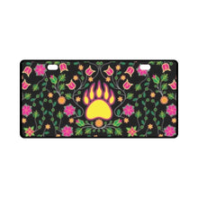 Load image into Gallery viewer, Floral Bearpaw Pink and Yellow License Plate License Plate e-joyer 
