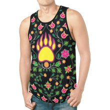 Load image into Gallery viewer, Floral Bearpaw Pink and Yellow New All Over Print Tank Top for Men (Model T46) New All Over Print Tank Top for Men (T46) e-joyer 
