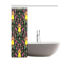 Load image into Gallery viewer, Floral Bearpaw Shower Curtain 60&quot;x72&quot; Shower Curtain 60&quot;x72&quot; e-joyer 
